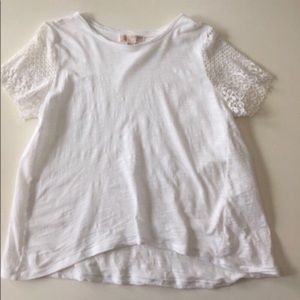 MICHAEL KORS ☆ Crochet Sleeve Tee